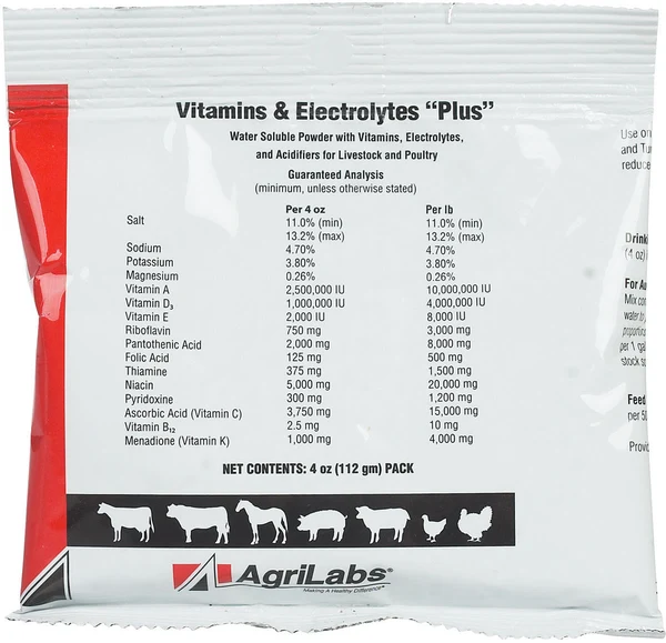 agrilabs vitamins & electrolytes plus