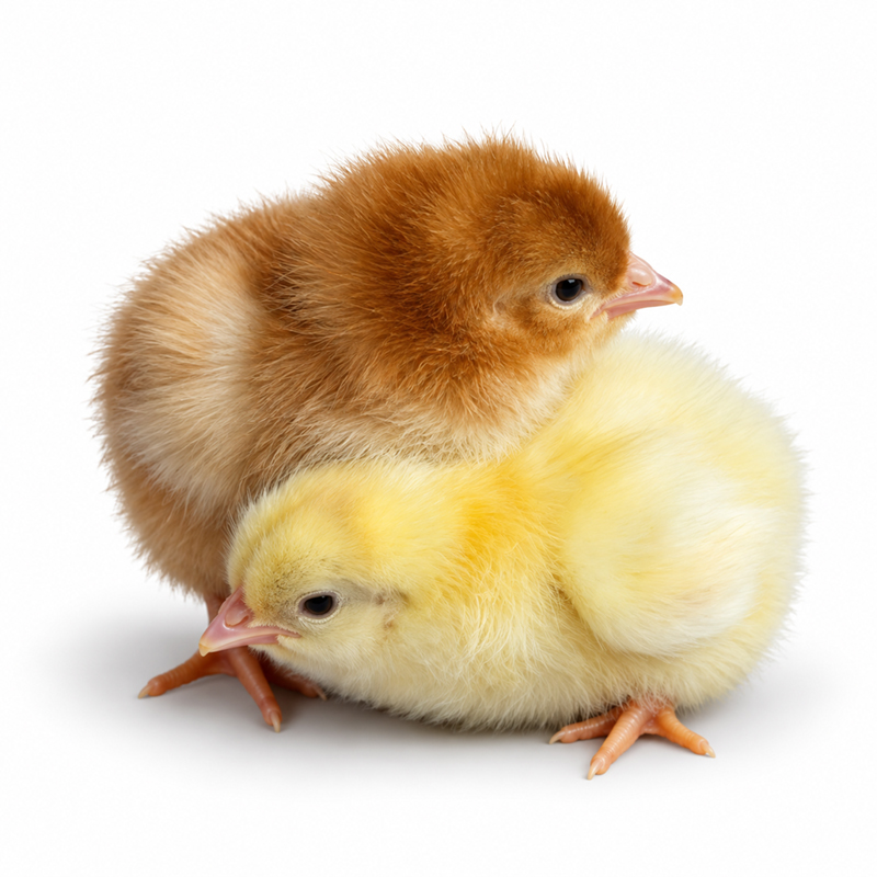 Isa Browns chick, buff down