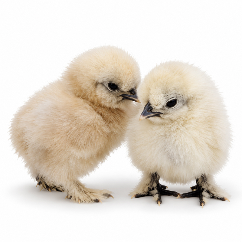 White Silkie Bantam Chick Townline Hatchery